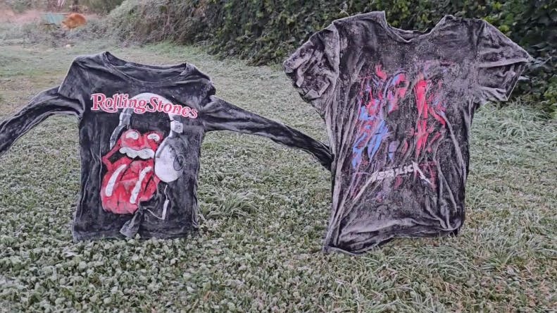 Vídeo mostra blusas congeladas após SC registrar noite mais fria do ano