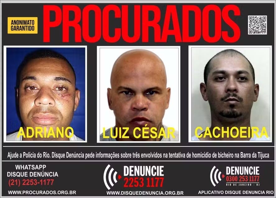 Operação mira envolvidos na tentativa de assassinato do bicheiro Vinicius Drumond