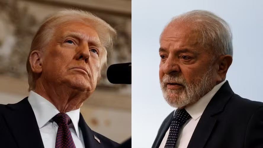 Itamaraty negocia encontro entre Lula e Trump no domingo