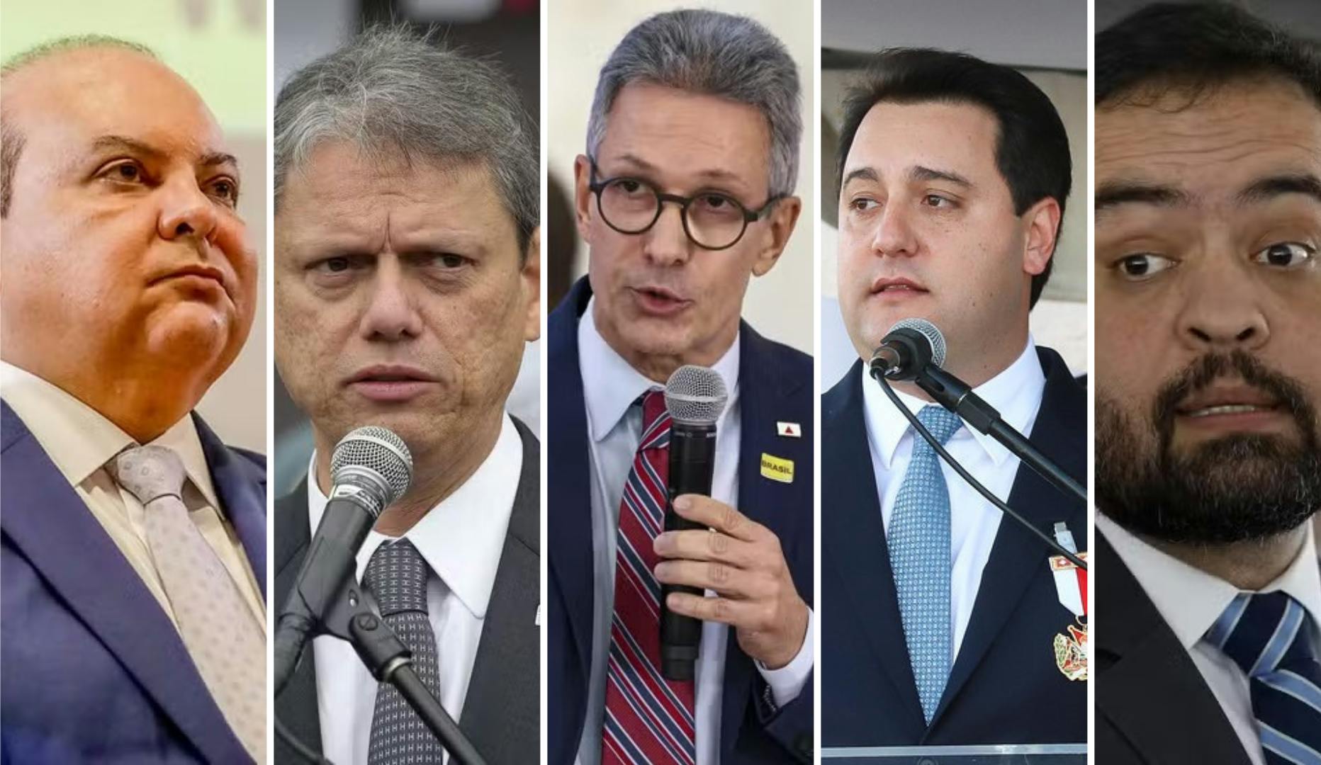 Pesquisa mostra Caiado e Ratinho Júnior com maior aprovação entre governadores