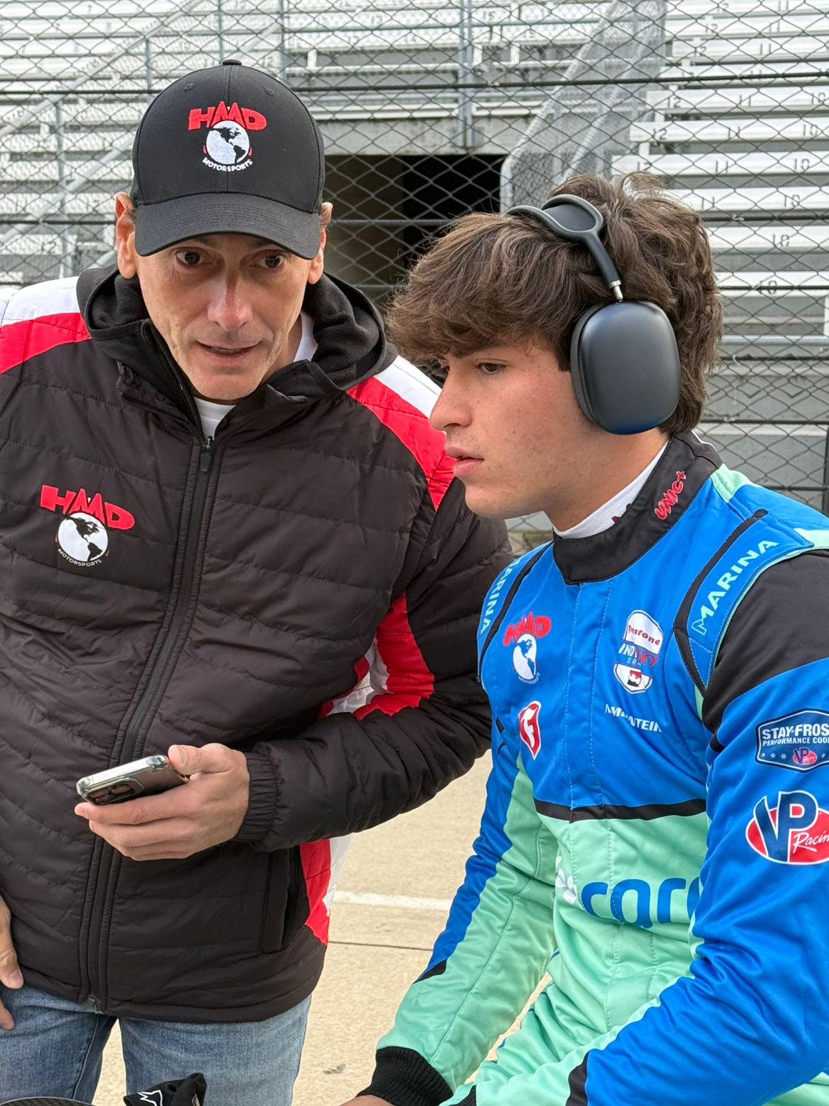 Nick Monteiro conclui dia de teste coletivo da Indy NXT em Indianápolis com a equipe A.J. Foyt